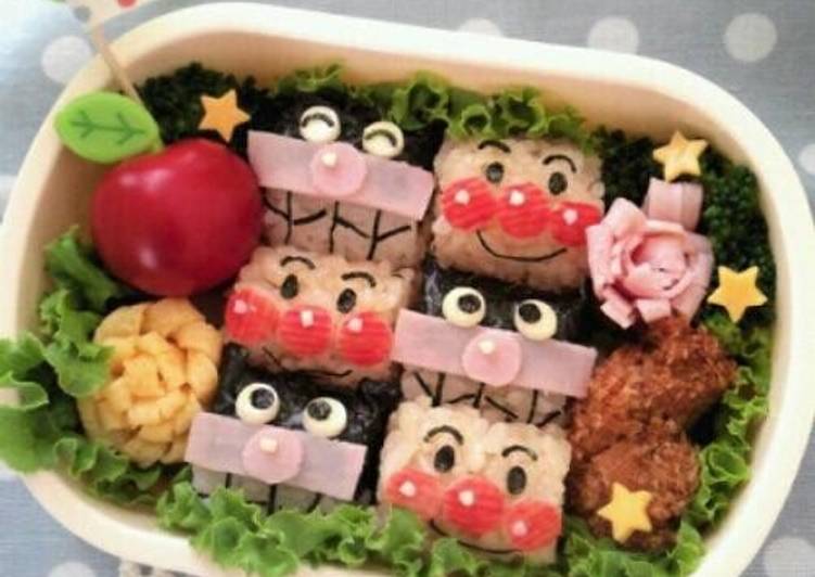 Step-by-Step Guide to Prepare Any-night-of-the-week Character Bento Anpanman and Baikinman