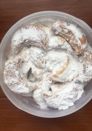 Foto resep Cheesy Snow White Cookies (Putri Salju Almond Keju)