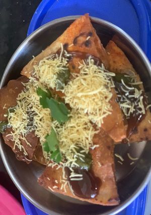 A picture of Roti Chaat.