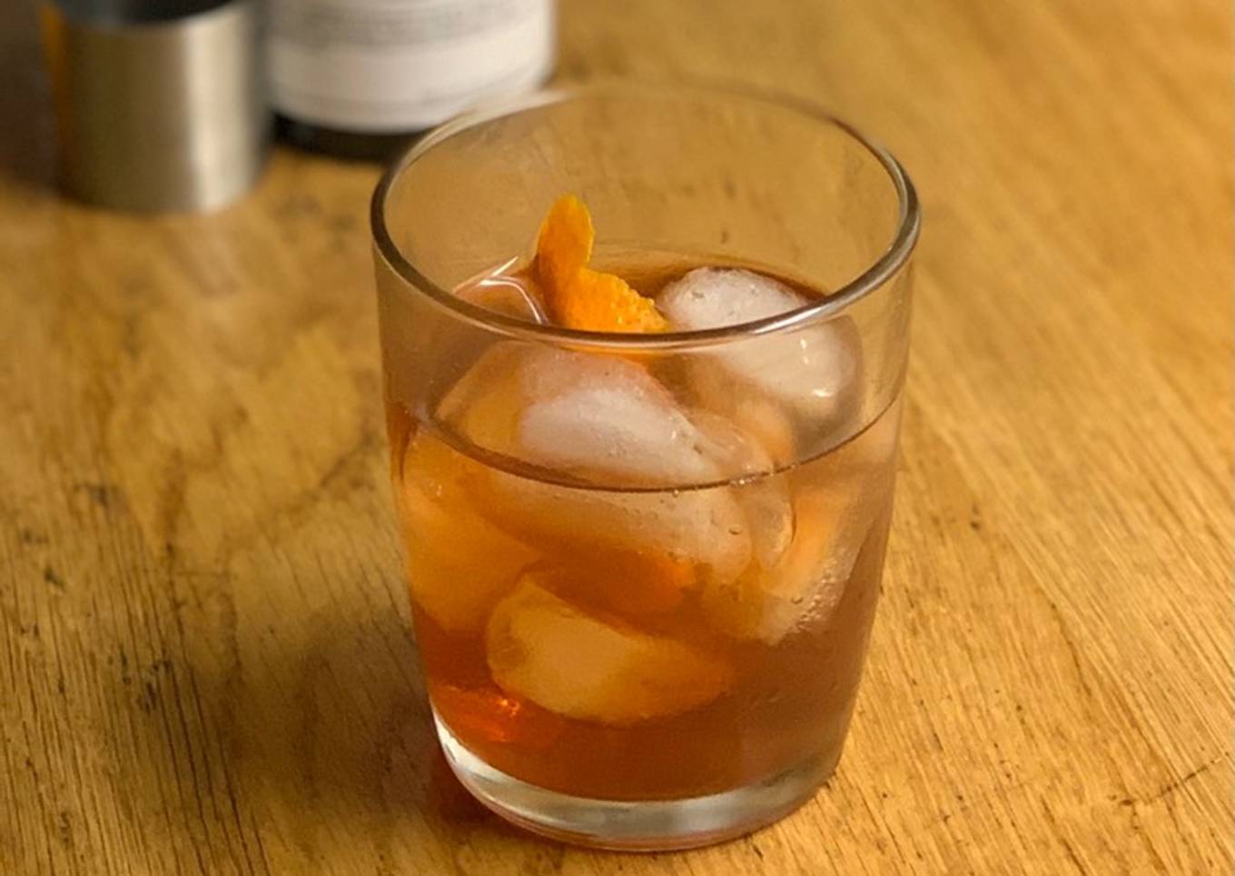 Old fashioned cocktail