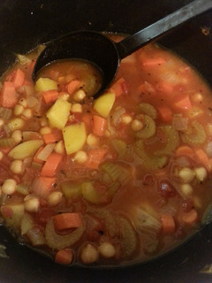 A picture of Stacy's Vegetable Soup.