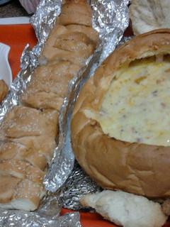 A picture of Ladybirds Cheese and Bacon Damper Bake ..