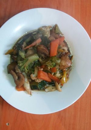 Una foto de Chop suey de verduras