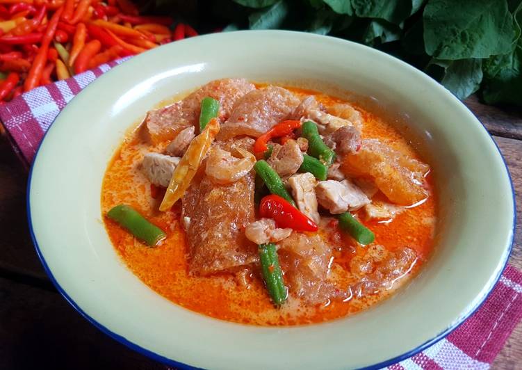 Sayur Krecek Bumbu Ebi
