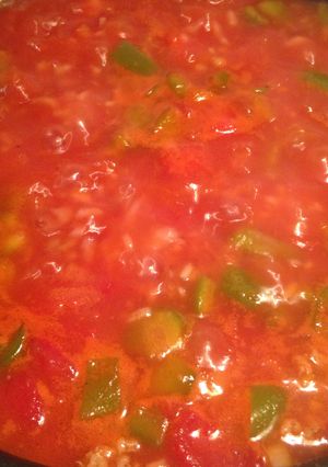 A picture of Stuffed Pepper Soup.