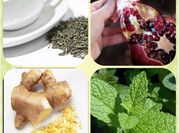 A picture of pomegranate tea