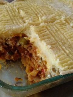 Una foto de Pastel de papas vegetariano