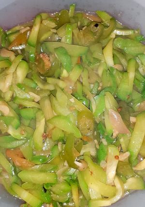 Foto resep Sayur lejet pedas manis (labu siam) simple dan enak