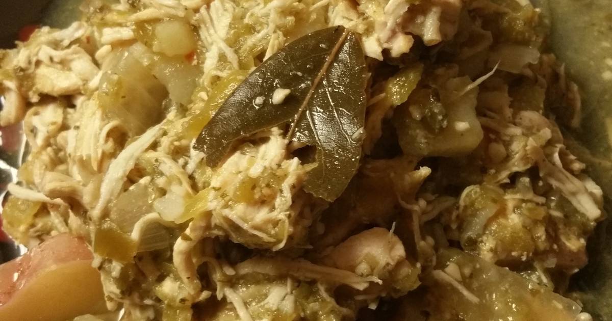 Shredded Chicken Chili Verde Recipe by ccrawford86 - Cookpad