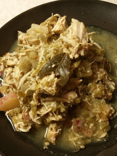 A picture of Shredded Chicken Chili Verde.