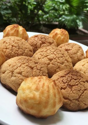 Hình của món Craquelin - Choux Pastry.