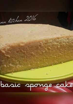 Foto resep Basic sponge cake NCC