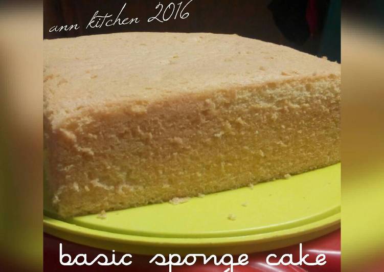 Basic sponge cake NCC