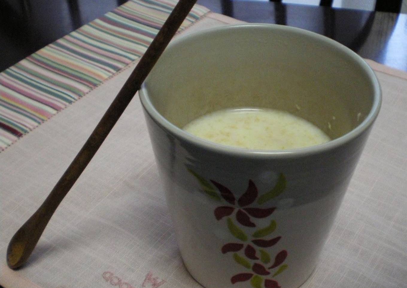 Piping Hot! Honey and Ginger Milk