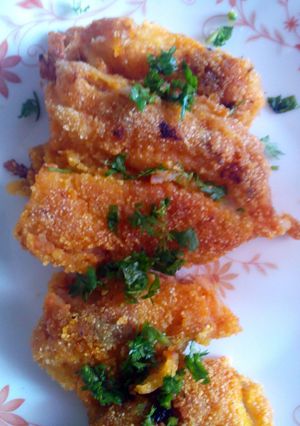 A picture of chicken crisp fry.