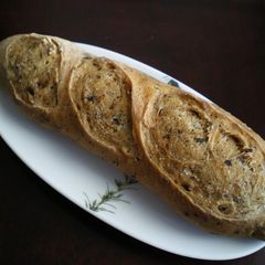 A picture of Made in a Bread Machine! Fragrant Black Tea Baguette.