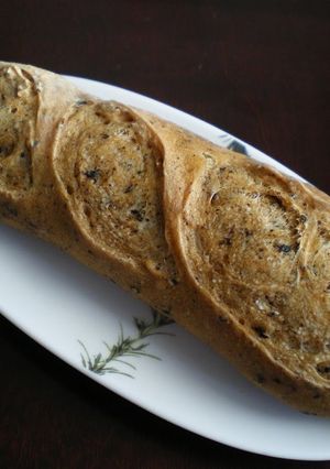 A picture of Made in a Bread Machine! Fragrant Black Tea Baguette.