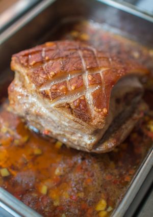 A picture of ASIAN STYLE PORK BELLY.