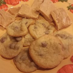 A picture of no foolz chocolate chip cookie.