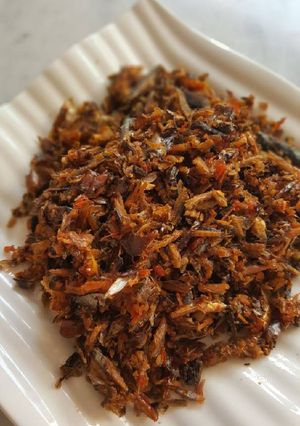 A picture of Sambal Ikan Roa.