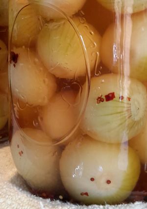 A picture of Pickled Onions.