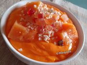 Una foto di mousse yogurt