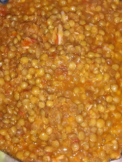 صورة لوصفة عدس بجبة