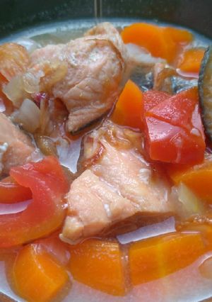 Foto resep Sup Salmon