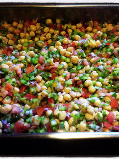 A picture of Chickpeas Salad.