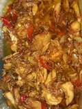 Tumis Tuna kecapp pedas