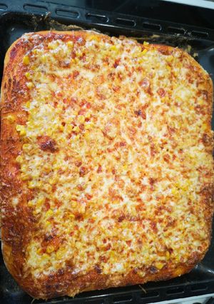 Tepsis pizza (Street kitchen) recept fotója