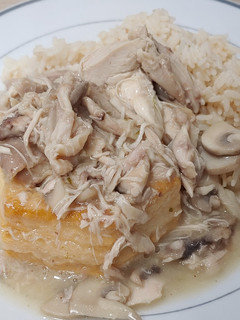 Foto de Vol-au-vent de frango de cogumelos
