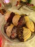 Biscotti di pasta frolla montata e cioccolato vegan