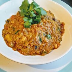 Aubergine fills /Baingan ka bharta A picture of Aubergine fills /Baingan ka bharta.