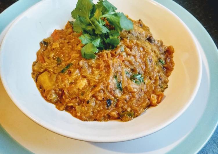 The Simple and Healthy Aubergine fills /Baingan ka bharta