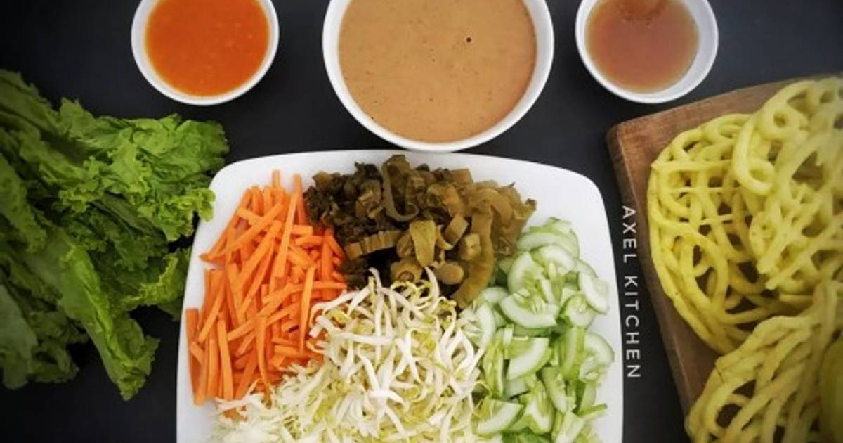 Resep Asinan Sayur Bumbu Kacang Oleh Axel Kitchen Cookpad