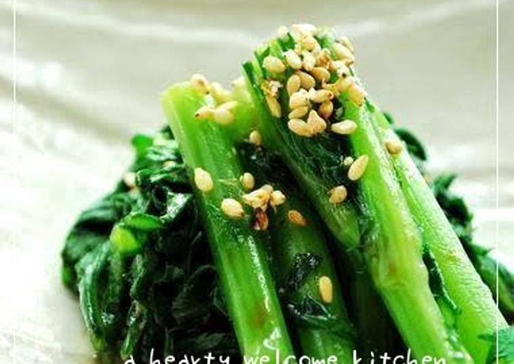 Steps to Make Perfect Chrysanthemum Greens Namul