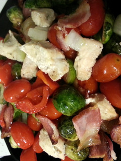 A picture of Baked Brussel Sprout Salad.