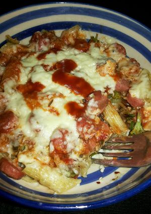 A picture of Broccoli Mozzarella Pasta.
