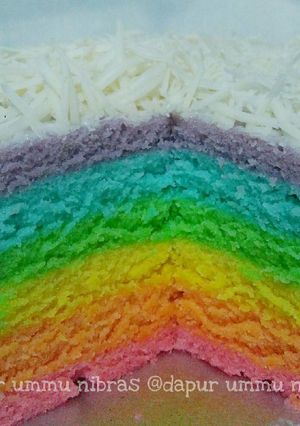 Foto resep Rainbowcake Putih Telur