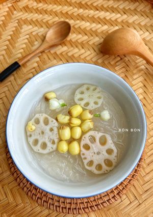 Hình của món Thạch Chè Hạt Sen Hoa Nhài.