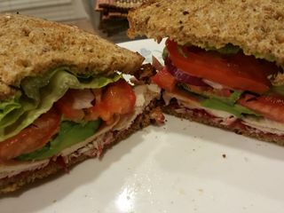 Leftover Turkey Avo Sandwich