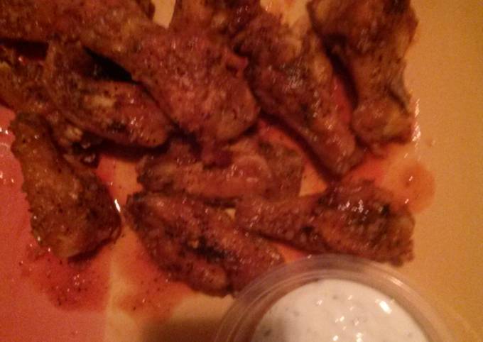 Recipe of Award-winning Buffalo garlic chicken wings