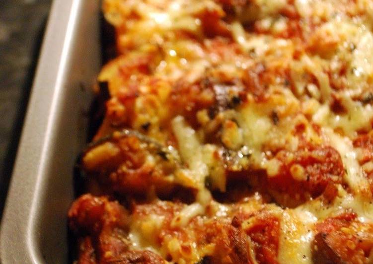 Vegetarian Lasagna with Aubergine and Zucchini