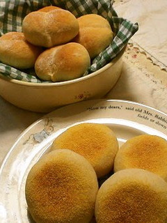 A picture of Homemade English Muffin.