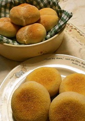 A picture of Homemade English Muffin.