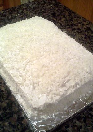 A picture of Homemade Marshmallow Cream AKA 7 Minute Frosting.