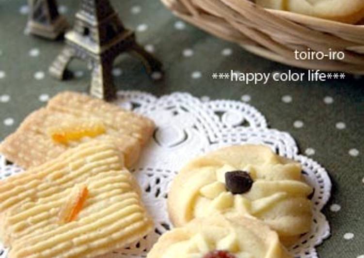 Recipe of Homemade Cute and Delicious Piped Cookies