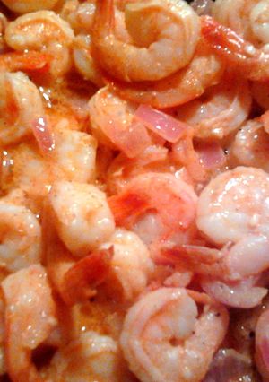 A picture of Dawn's Sauté Shrimp.