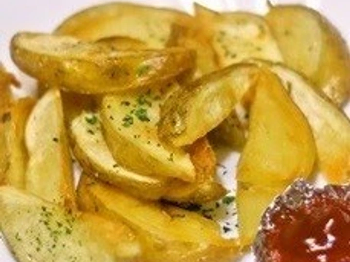 Recipe Thick Potato Wedges with Skins which Delicious